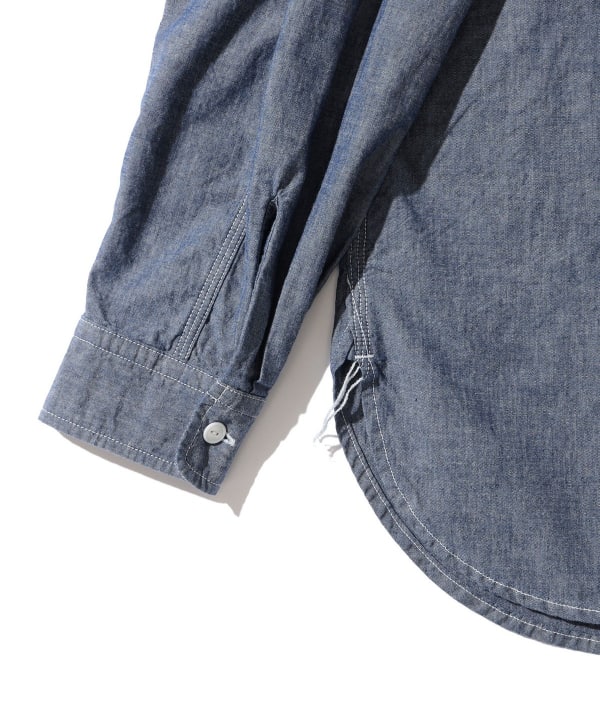 Beams Plus Work Chambray, Blue