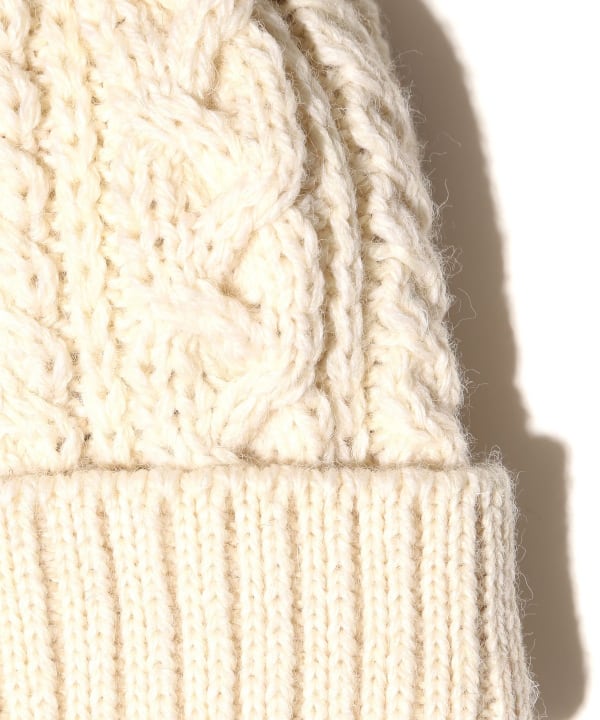 Beams Plus Cable Watch Cap, Natural